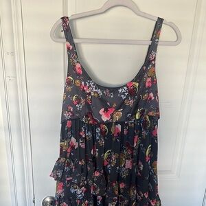 Midi Ruched Floral Sundress